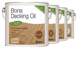 impregnaty do drewna na zewnątrz   Bona Decking Oil Na Zewnątrz 2,5L
